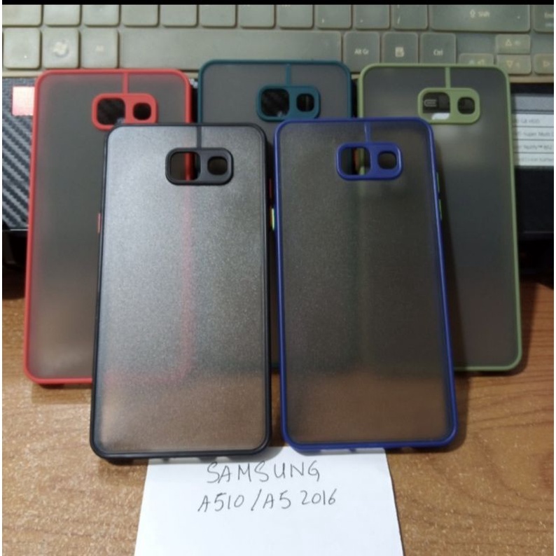 My Choice Case Samsung A510/A5 2016 Dove Black Hybrid Transparan