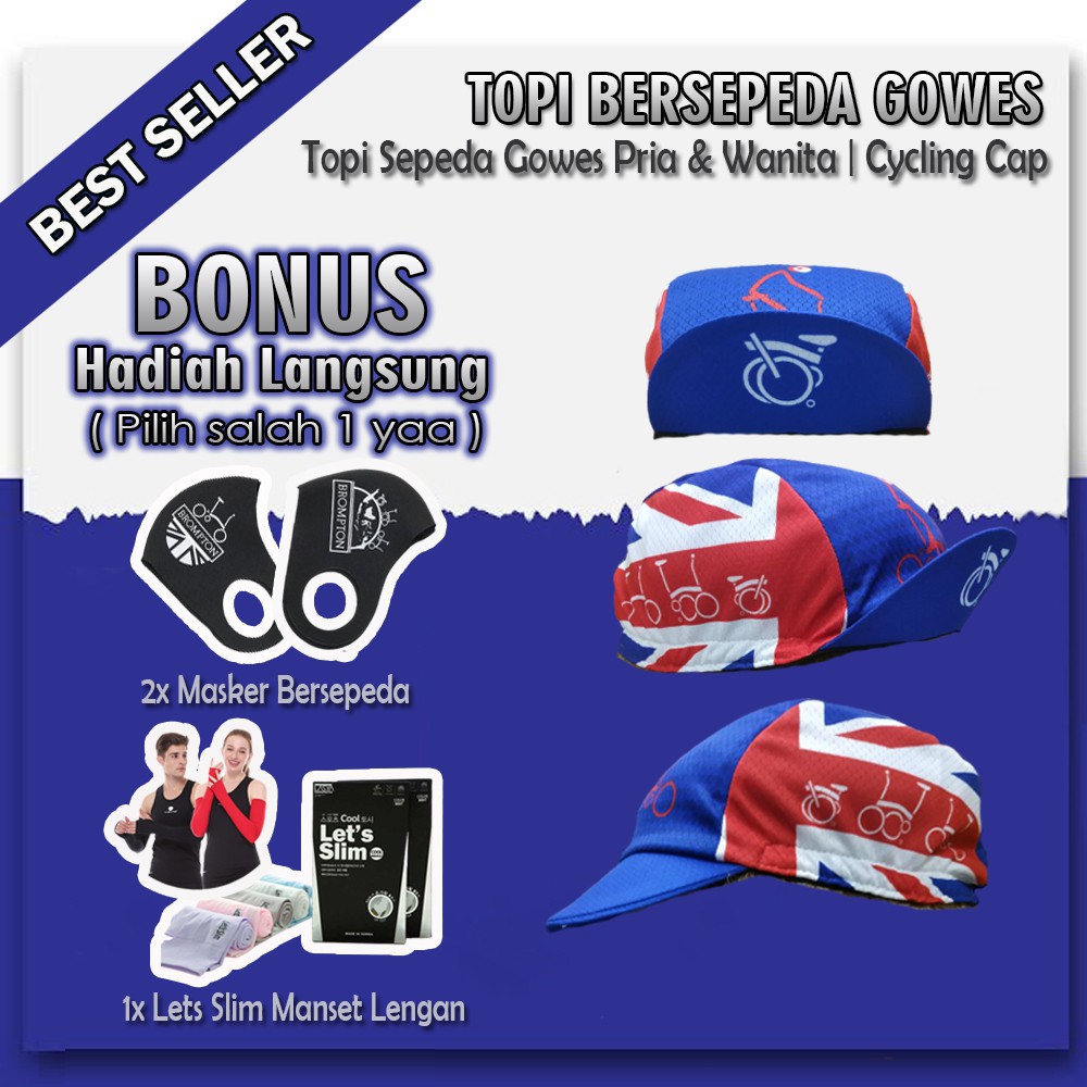 Cycling Cap Topi Sepeda Lipat Neology 3sixty Dahon Fnhon Trifold Pikes CHPT3