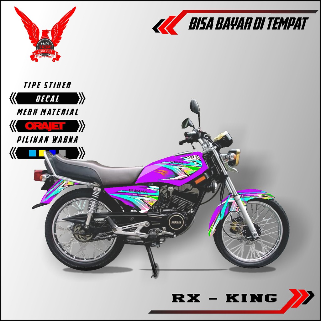 Jual Decal RX King Grafis 03Terlaris Indonesia Shopee Indonesia
