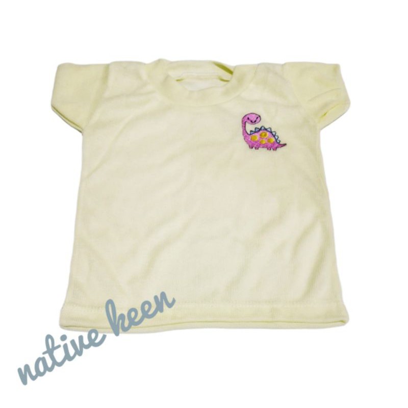 6 Pcs Baju Kaos Oblong Bayi Warna