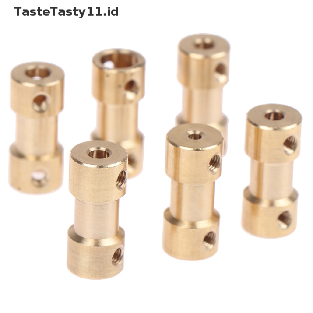 (Tastetasty) Konektor Shaft Motor Bahan Kuningan Ukuran 2-6mm