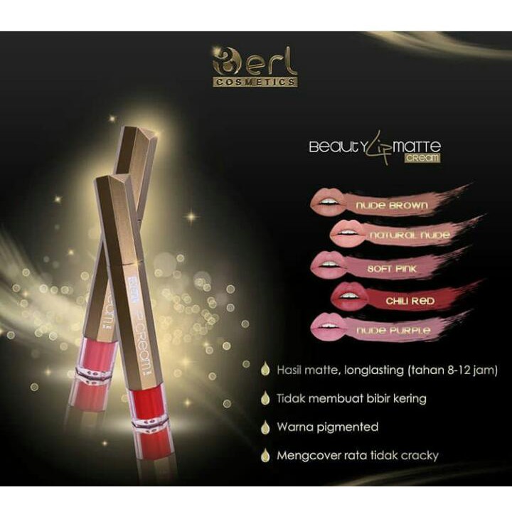 Berl Kosmetik / Lip matte Cream / Berl Cosmetics / Lipstik