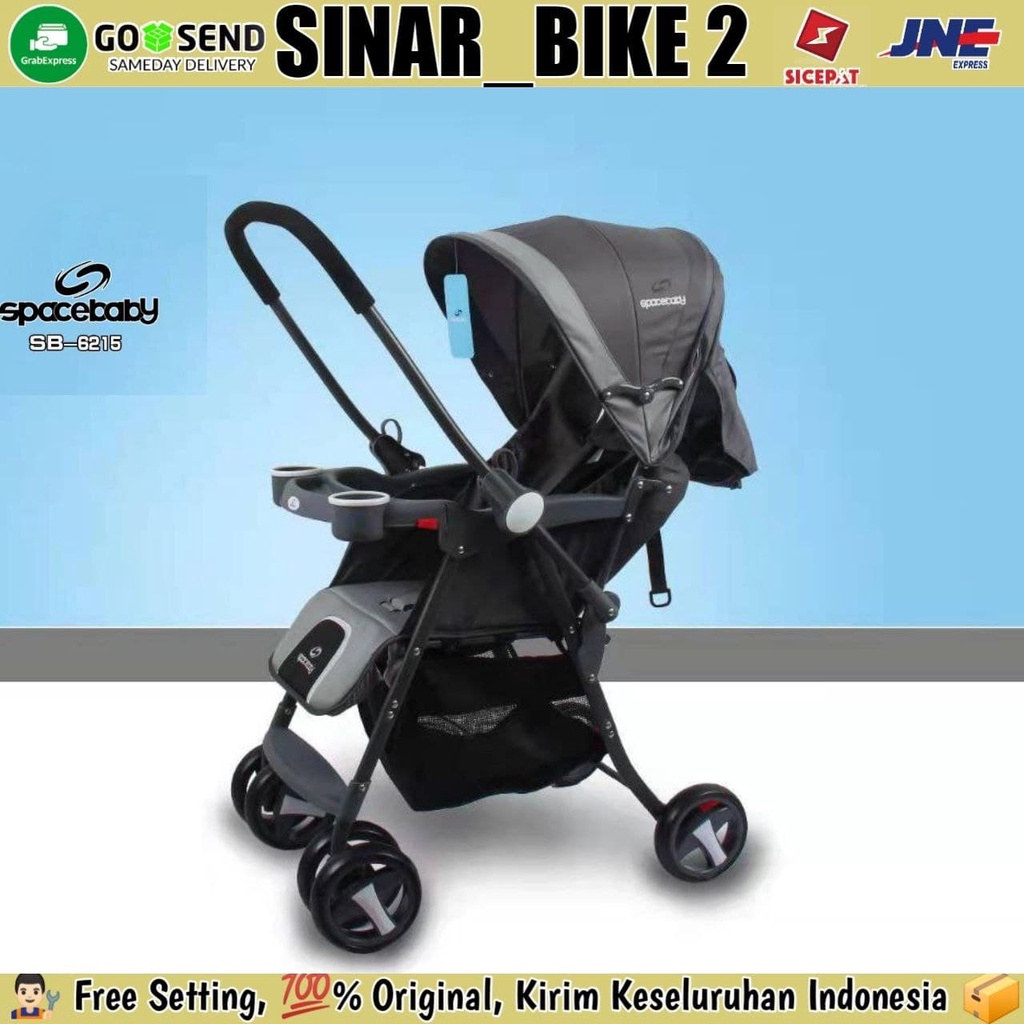 Baby Stroller Kereta Dorong Baby SB-6212//6055 // 6055A // 6215 // 6155 // 6128 Bisa Hadap Depan Dan Belakang