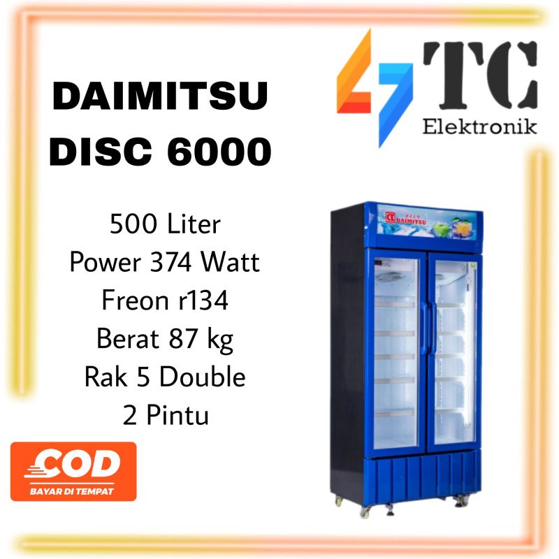 DAICHI DAIMITSU SHOWCASE DISC 6000 - 500 LITER