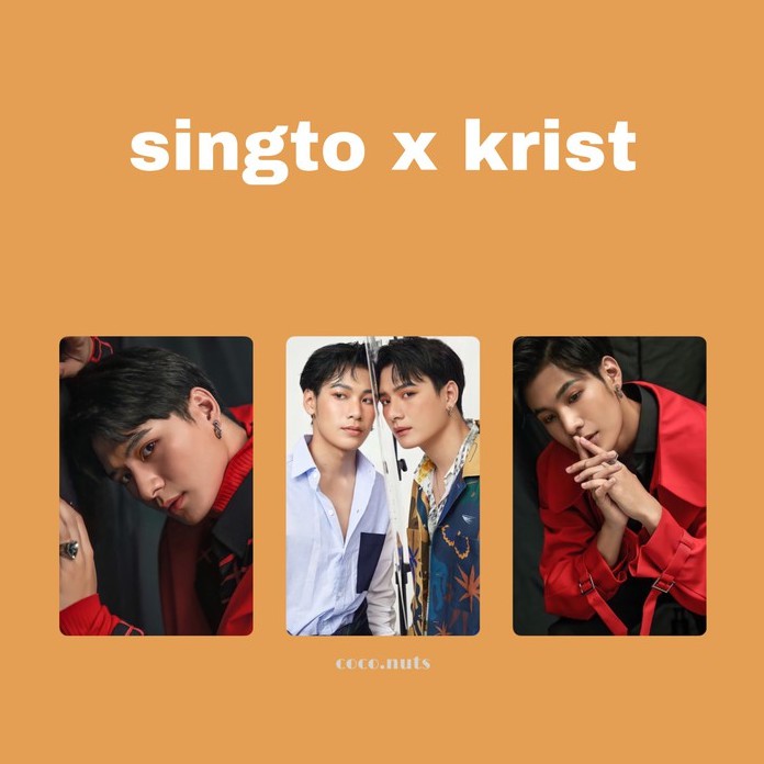 THAI ACTOR PHOTOCARD SINGTO x KRIST