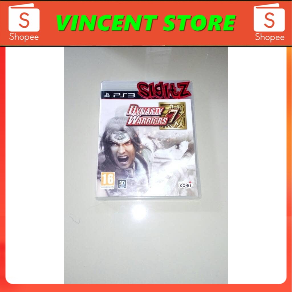 Asli kaset bd PS3 DYNASTY WARRIORS 7
