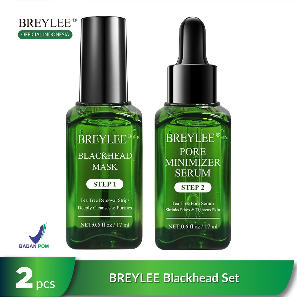 BREYLEE Varian STEP 1 Blackhead Mask Peel Off KOMEDO &amp; STEP 2 Pore Serum &amp; EYECREAM | LANBENA STEP 1 BLACKHEAD &amp; LANBENA STEP 2 PORE SERUM | BREYLEE SKINCA