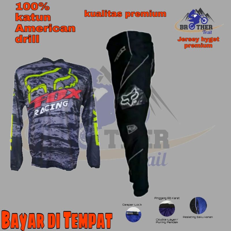 baju Jersey celana trail adventure trabas trail motorcross murah