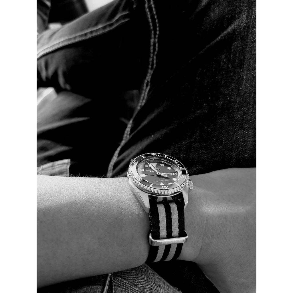 Jam tangan seiko skx013 mod submariner ceramic bezel