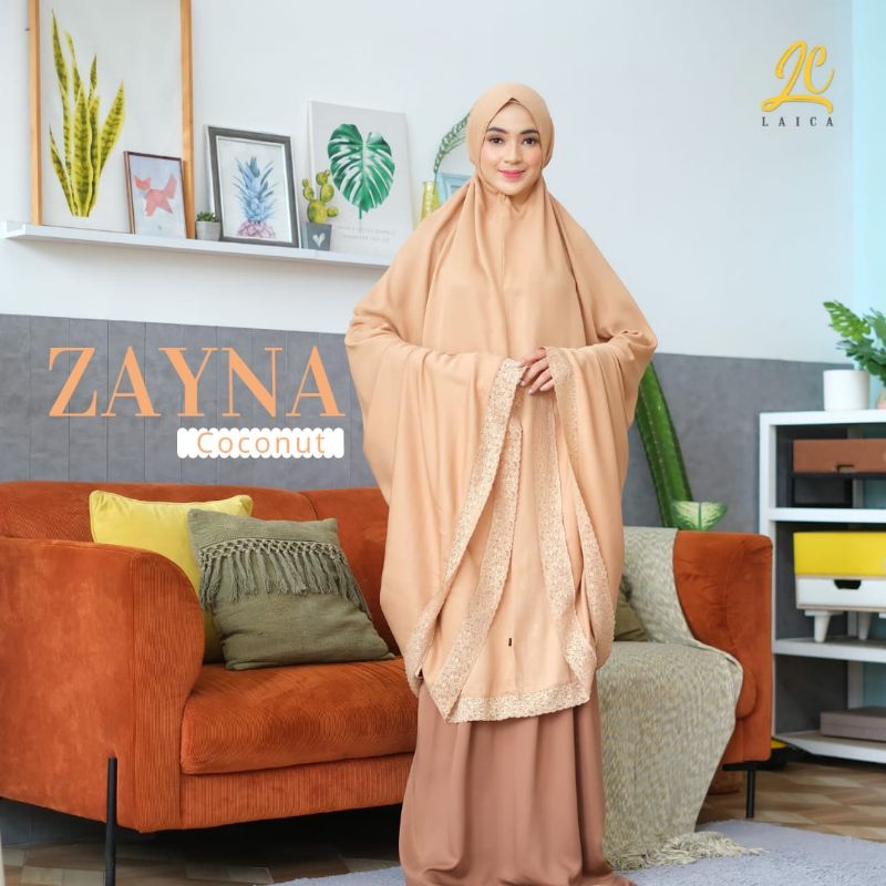 LAICA MUKENA TWO TONE JUMBO ZAYNA
