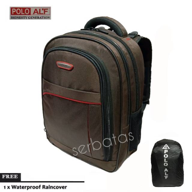 Tas ransel laptop pria tas punggung polo kerja pria