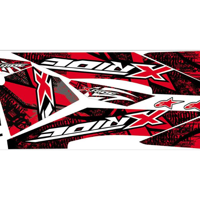 STRIPING VARIASI YAMAHA X-RIDE XRIDE  X RIDE