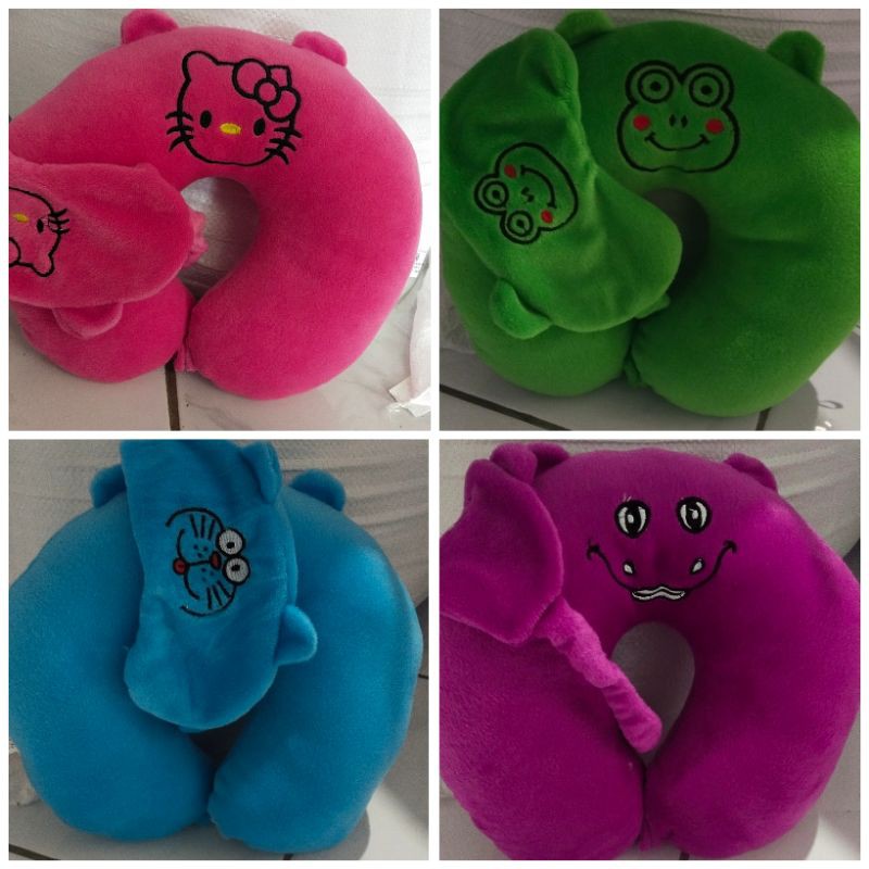 Bantal Leher + penutup mata empuk dan lembut.