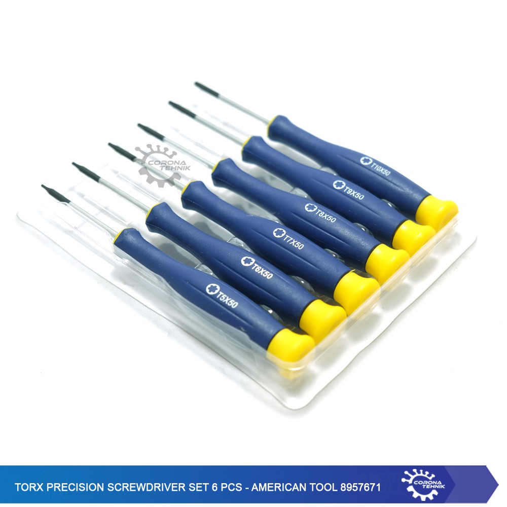 Torx Precision Screwdriver Set 6 Pcs - American Tool 8957671