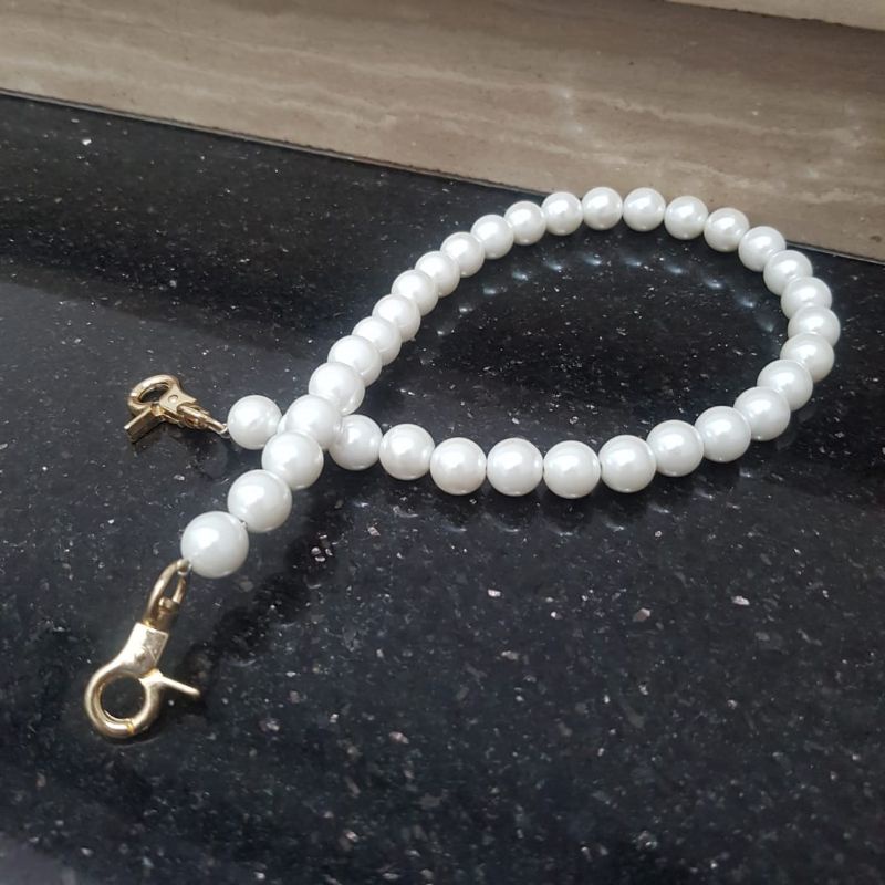 Tali Rantai Mutiara Cantik Pearl Bag Strap Aksesoris Tas Wanita