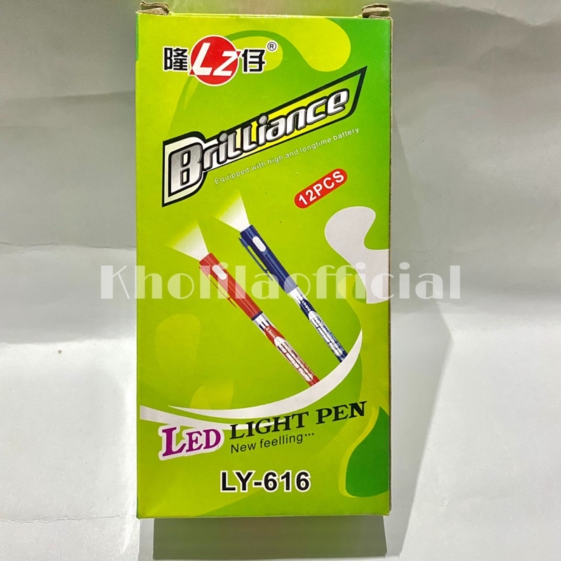 

PULPEN GEL SENTER BRILLIANCE LY616 ISI 12 PCS