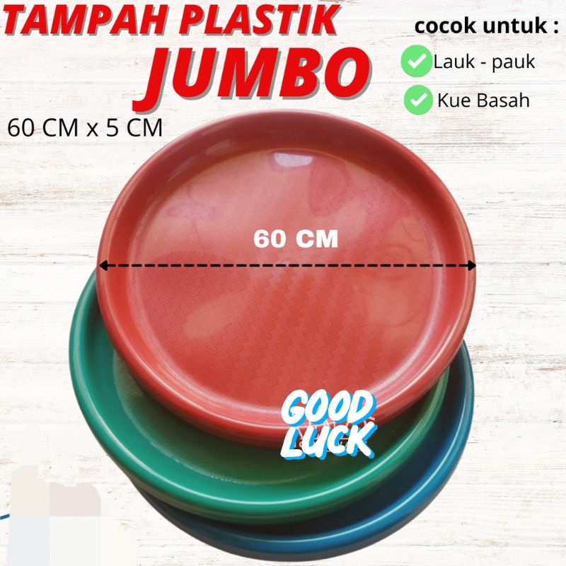 Tampah plastik Bulat Jumbo Ukuran 60.cm /  Nampan bulat Tumpeng Besar