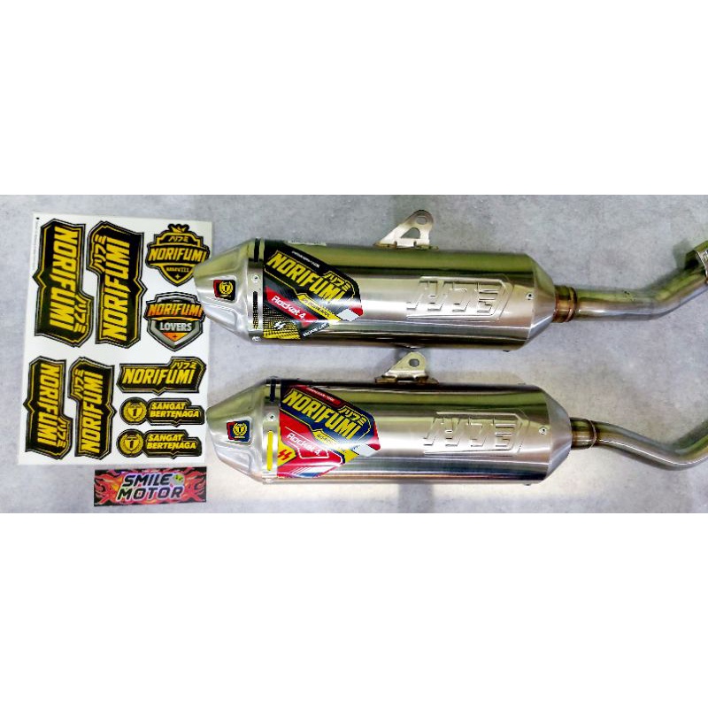 KNALPOT NORIFUMI ROCKET 4 STANDART/BORE UP KLX/DTRACKER/CRF/WR155