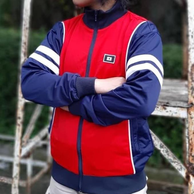 Jaket Tracktop Cattivo Blue Casual TM