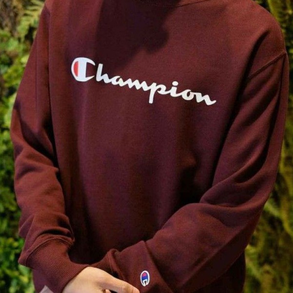 Crewneck Champion / Sweater Champion Script - Sweatshirt Champion Premium authentic