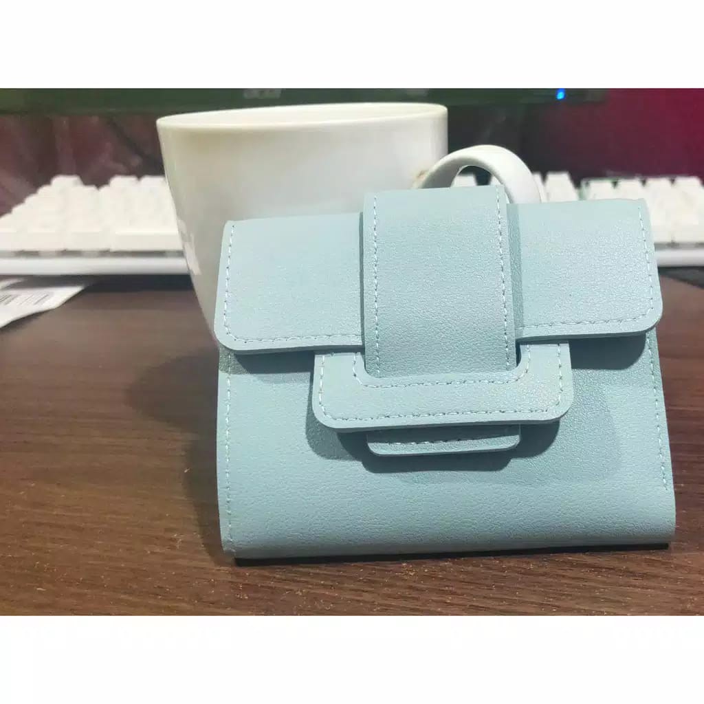 DOMPET WANITA MURAH MOTIF LIPAT KECIL LUCU ALA KOREA SEMUA JENIS KARTU MASUK-TOSCA
