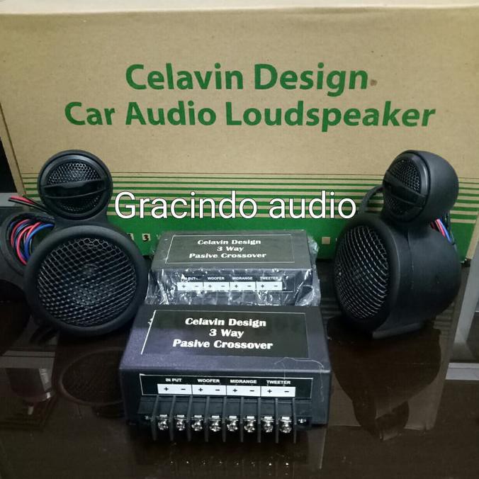 READY Speaker 2way Celavin plus mounting dan crossover 3way
