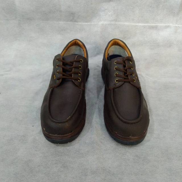 sepatu safety k2-10 original made in Indonesia ekspor Korea BROWN
