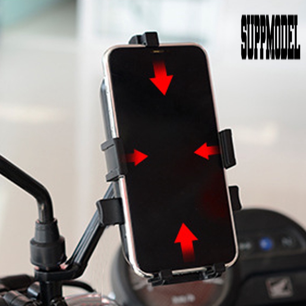 Stand Holder Handphone Anti slip Tahan Gores Untuk Kaca Spion Mobil