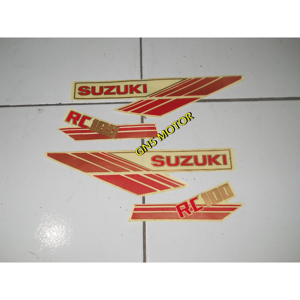 SALE STRIPING LIST BODY POLET SUZUKI RC100 RC 100 JADUL G.M