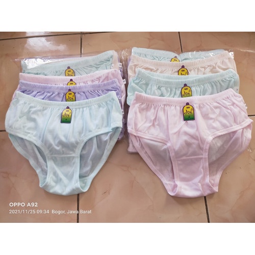 6 Pcs Celana Dalam Wanita Dewasa Polos / CD Wanita Dewasa / Cangcut Wanita Dewasa Polos Berkualitas