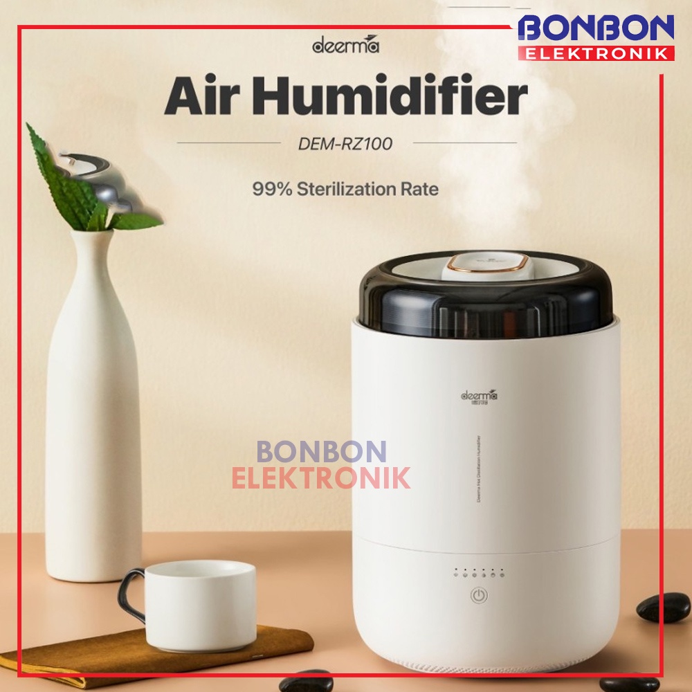 DEERMA RZ100 Smart Air Humidifier Diffuser Pelembab Udara Ruangan 2.3L