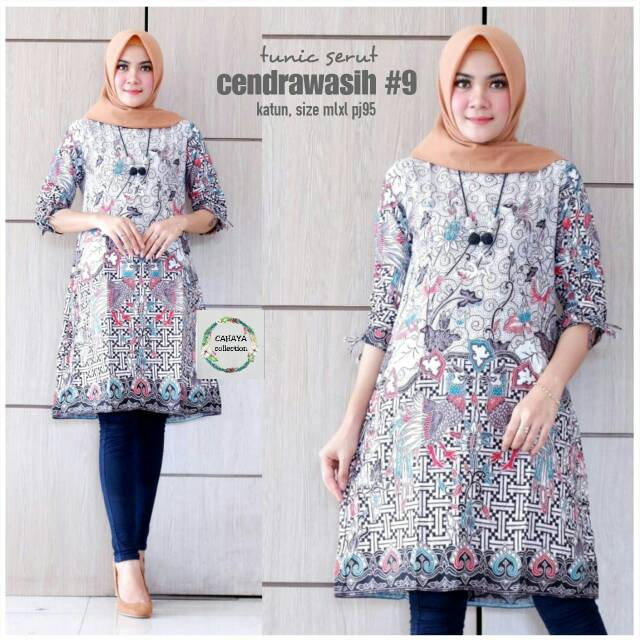 Tunik Batik Burung Cendrawasih