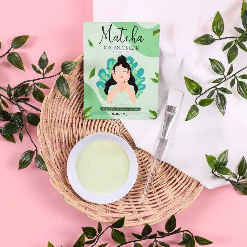 MASKER ORGANIK HALONA. ID KEMASAN 15G