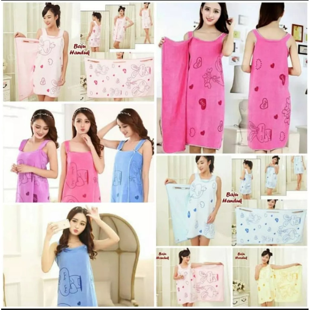 Baju Handuk / Handuk Baju / Towel Baju Handuk Kimono Mandi