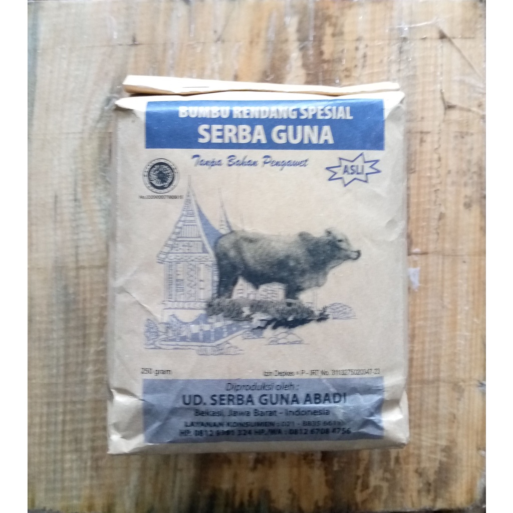 

bumbu serba guna RENDAG kemasan 250 g