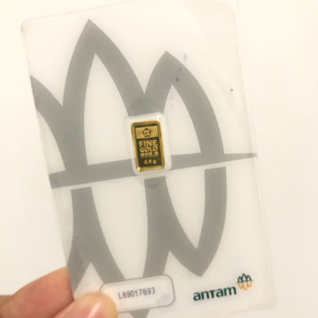 Emas Fine Gold Antam 0,5 Gram