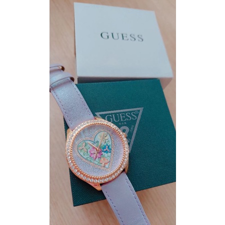 Jam Tangan Wanita Guess Original Box Lengkap / Guess Watch Original Lilac