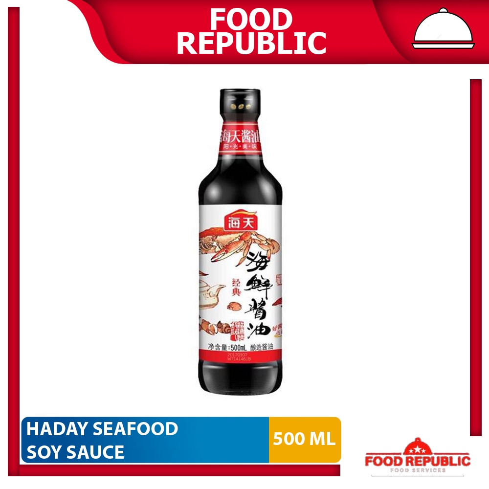 Haday Seafood Soy Sauce 500 ml Kecap Asin Tasty HaiTian Halal