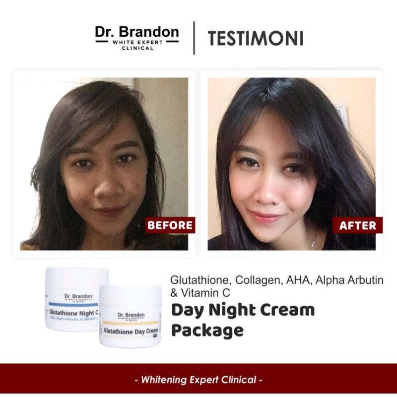 Dr.Brandon Glutathione Day &amp; Night Cream 15gr