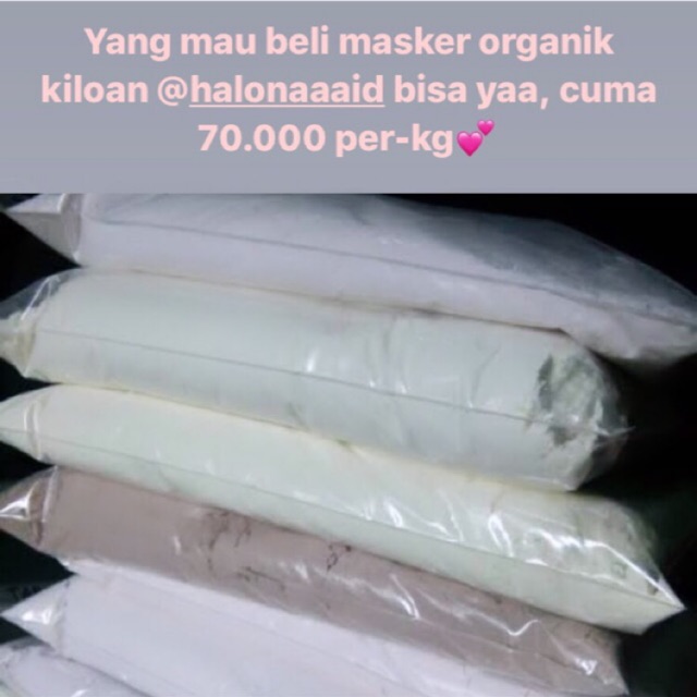 MASKER ORGANIK KILOAN