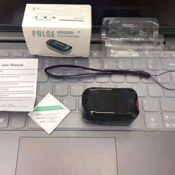 ♛ Oxymeter Pulse Fingertip SPO2 LCD Premium Layar Amoled ♔