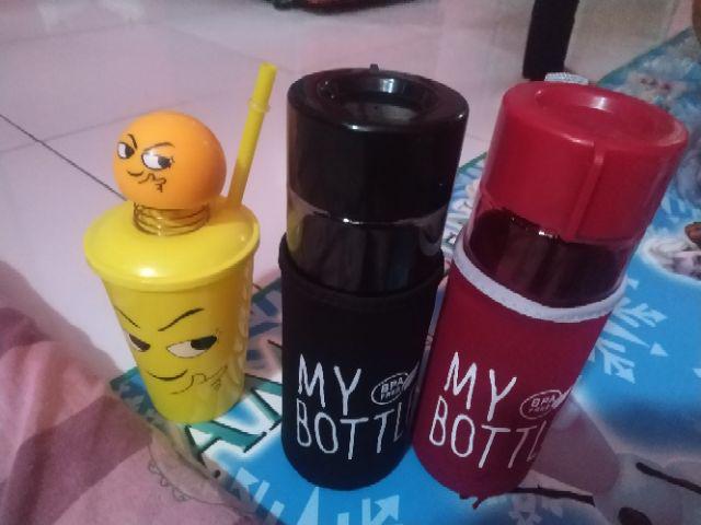 ( Random Tidak Bs Pilih )gelas Emoji / Gelas Spring Doll / Tumblr Spring Doll