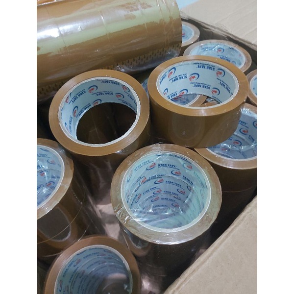 

LAKBAN SOLASI STAR TAPE COKLAT 45 X 90Y BC