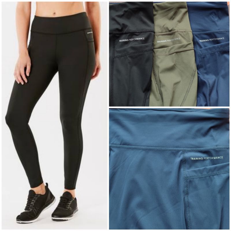 Legging Anko Sport Training Performance Navy Size XXS