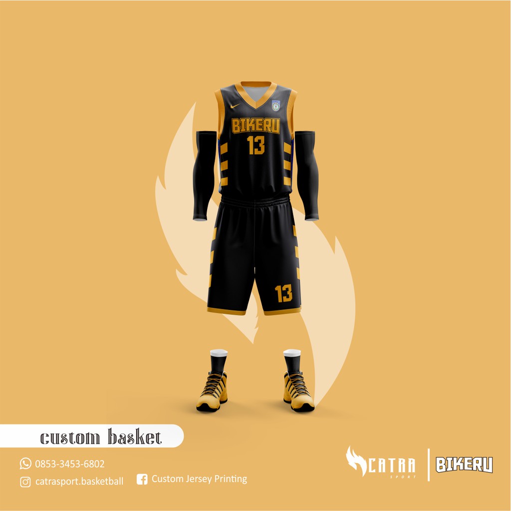 custom jersey basket satuan