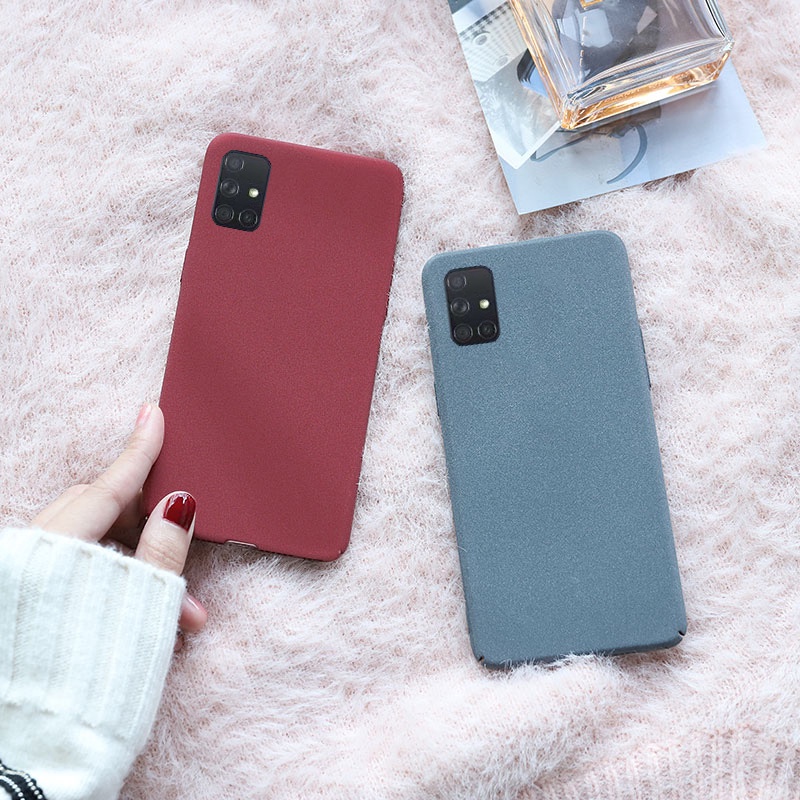 Soft Case Samsung Galaxy A31, A51 dan A71 Slim Matte Silicon Sandstone