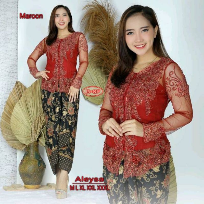 KEBAYA PAYET ALESYA/KEBAYA WISUDA/KEBAYA PAYET PANJANG