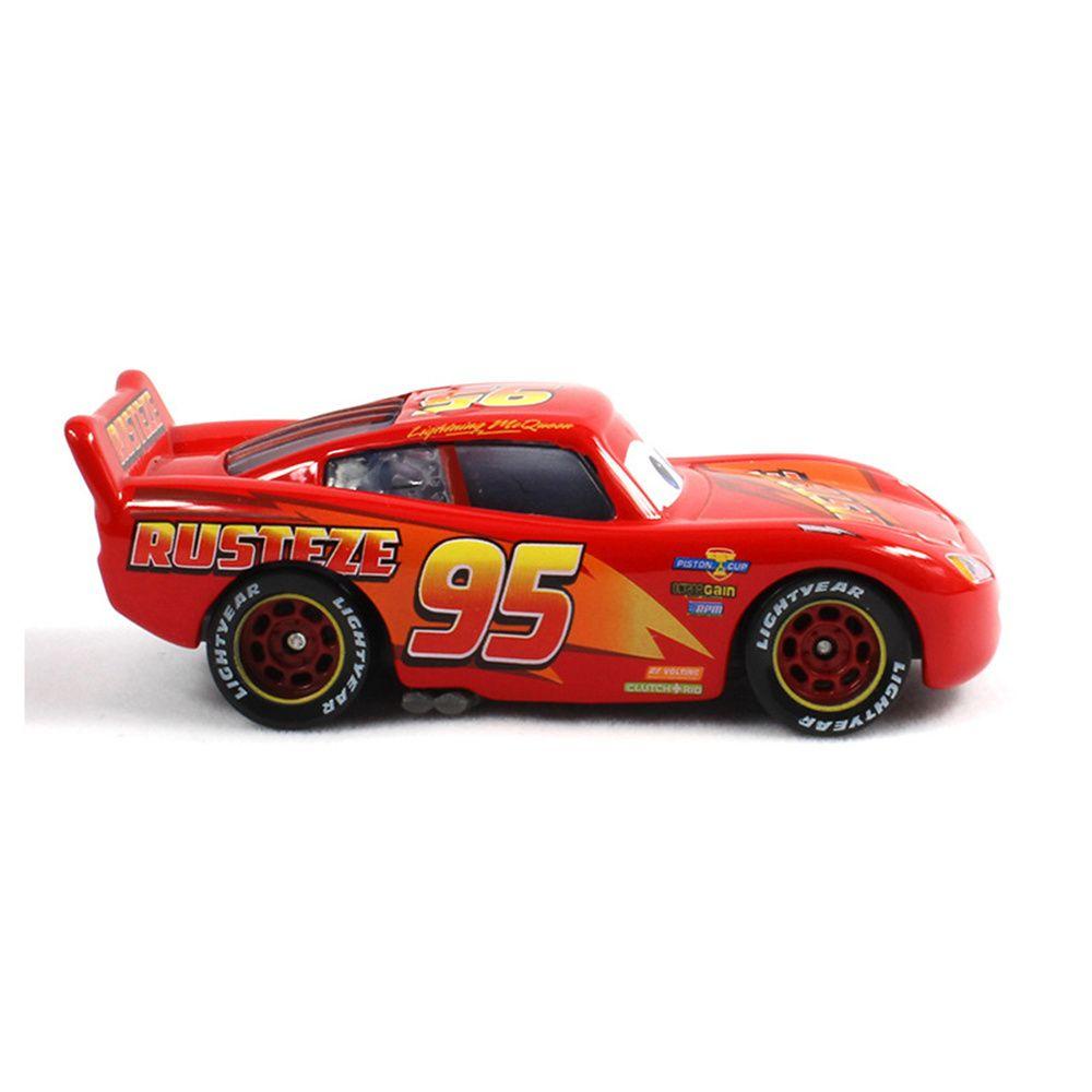 3 Mainan Mobil Diecast Lightning McQueen Bahan Metal Alloy Skala 1: 55