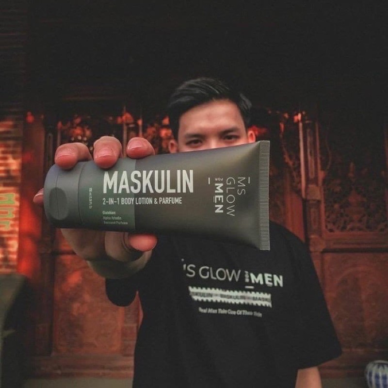 MASKULIN MS GLOW FOR MEN 2 in 1 BODY LOTION &amp; PARFUM