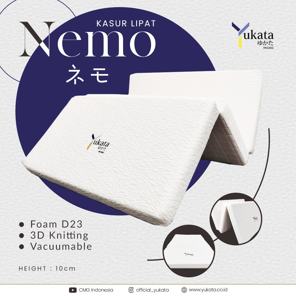 Kasur Lipat / Kasur Busa Inoac / Kasur Inoac Yukata / Yukata Nemo Lipat